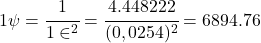 1\psi=\cfrac{1\lbf}{1\in^2}=\cfrac{4.448222\N}{(0,0254\m)^2}=6894.76\Pa